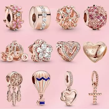 Новое поступление, подвеска из стерлингового серебра 925 пробы, красочный Ловец снов, очаровательные бусины с вырезами, подходят для браслета, ожерелья, ювелирные изделия