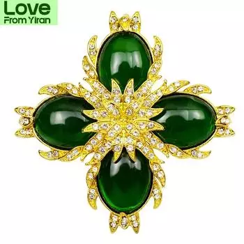 Новое поступление винтажные броши-кресты для женщин зимняя мода булавка ретро дизайн средневековья аксессуары хороший подарок