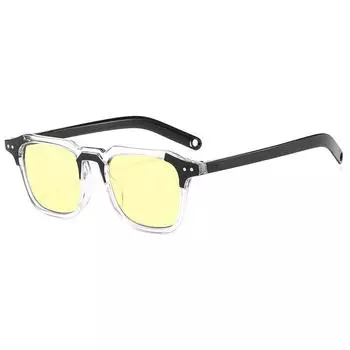 Новое поступление, высококачественные новые квадратные солнцезащитные очки с метром для сращивания ногтей, модные мужские очки в стиле хип-хоп, ретро солнцезащитные очки для женщин