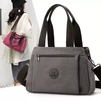 Новое поступление, женская сумка-мессенджер, винтажные холщовые сумки, женская дорожная сумка, женская сумка через плечо, сумка-шоппер, маленькая повседневная сумка-тоут хаки