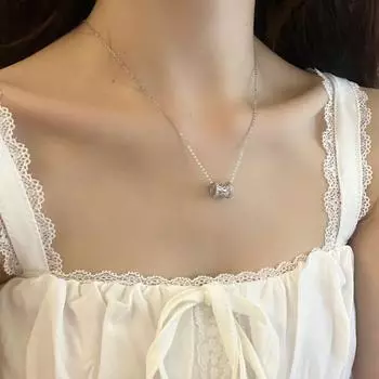 Новое простое и милое ожерелье с подвеской для женщин, модный и креативный подарок в виде ювелирного украшения