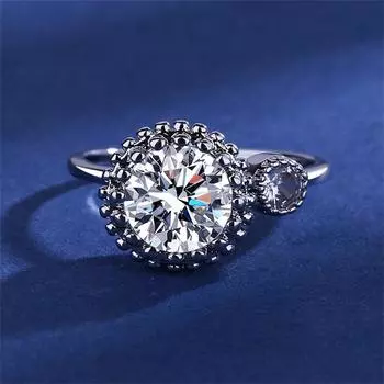 Новое простое круглое кольцо из циркония для женщин, серебряные кольца S925, аксессуары, ювелирные изделия, пара, годовщина, день рождения, подарок на путешествие