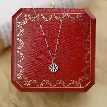 Новое японское и корейское минималистичное индивидуальное темпераментное универсальное ожерелье с цепочкой на ключицу и круглым цирконием для женщин