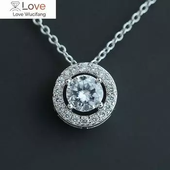 Новое роскошное круглое ожерелье из цельного серебра 925 пробы для женщин, леди, подарок на годовщину, ювелирные изделия оптом ко Дню святого Валентина X5552
