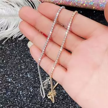 Новое роскошное ожерелье-цепочка в виде чашки серебряного/золотого цвета, свадебное ожерелье для женщин, универсальные ювелирные изделия высшего качества 35cm 5cm