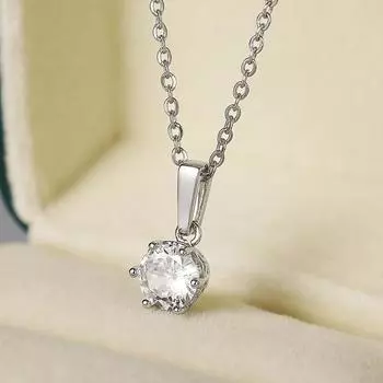 Новое роскошное ожерелье с кубическим цирконием для женщин, простое классическое женское ожерелье с подвеской, свадебное трендовое ювелирное изделие вечности 45cm