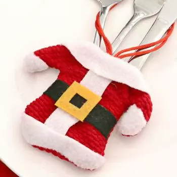 Новое рождественское украшение Санта держатель для столовых приборов сумка чехол для обеденного стола рождественский декор