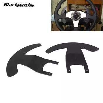 Новое рулевое колесо 13 -14 , усиленный контроллер рулевого колеса, подрулевой переключатель, усовершенствованная гоночная игра для Logitech G25 G27 чёрный