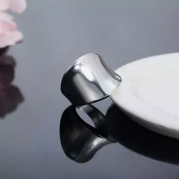 Новое серебряное кольцо 925 пробы глянцевое кольцо для женщины свадебный свадебный подарок 8