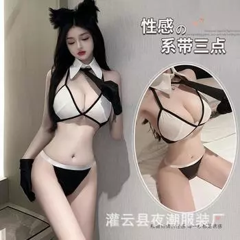 Новое сексуальное нижнее белье похоть для женщин чистая похоть искушение кровать страсть свободный трехточечный костюм большой размер женщины 2660 average size