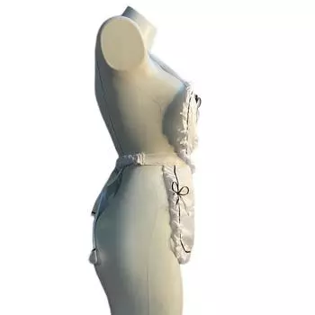 Новое сексуальное нижнее белье, сексуальное, с открытой спиной, фартук, бесплатная ролевая одежда горничной one size fits all