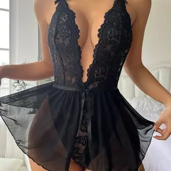 Новое сексуальное нижнее белье сексуальное женское кружевное сеточное полое бабочка комбинезон секс костюм S