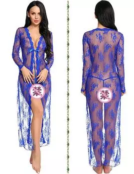 Новое сексуальное нижнее белье, сексуальная кружевная сетчатая ночная рубашка S