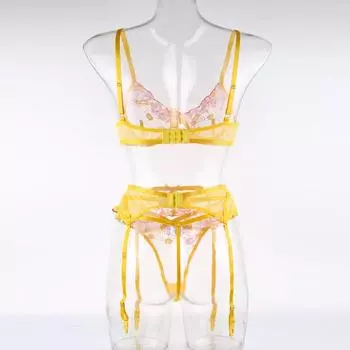 Новое сексуальное нижнее белье сексуальный женский трехточечный сетчатый слинг перспективный костюм S