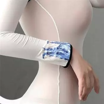 Новое сексуальное нижнее белье, сексуальная женская короткая юбка с принтом, разрез, цельные чулки, прозрачный комплект с длинными рукавами One size (hardcover) 80-80 kg