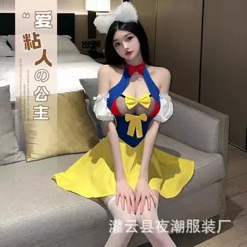 Новое сексуальное нижнее белье женское сексуальное платье принцессы горничной маленькая грудь перспектива горячий флирт униформа страсть соблазн 2709 average size