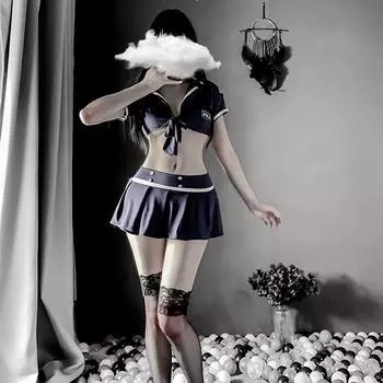 Новое сексуальное женское белье, соблазнительное, страстное, перспективное, униформа для ролевых игр, плиссированная короткая юбка, полицейский сексуальный комплект, несколько стилей One Size