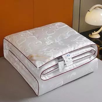 Новое шелковое одеяло ручной работы с шелковыми шелковыми покрывалами Mulberry весной, летом, осенью и зимой. Удобные покрывала. 150x200cm 1500g