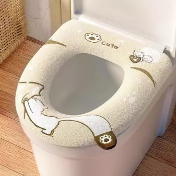 Новое сиденье для унитаза Four Seasons, универсальное бытовое покрытие для унитаза, летняя подушка для унитаза, водонепроницаемая молния, ванная комната, туалет