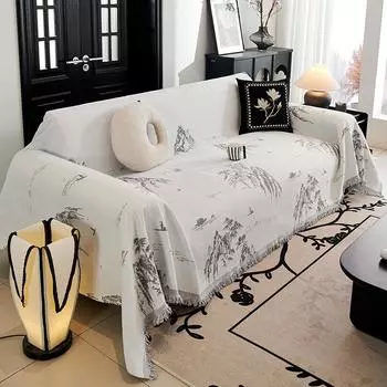 Новое синельное полотенце для дивана с полным покрытием, полностью увеличенное пыленепроницаемое четырехсезонное универсальное имперское сочетание наложницы 180*130cm