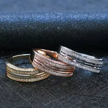 Новое современное круглое кольцо, модное золотого цвета, значимое подарочное кольцо для коктейльной вечеринки в стиле панк с микроасфальтированным покрытием, модные аксессуары 10