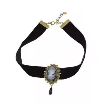 Новое стильное кружевное ожерелье с красной розой, ювелирные изделия для женщин, рождественский кулон One Size