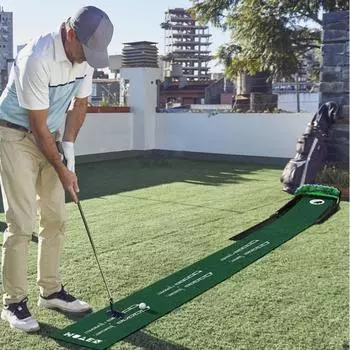 Новое тренировочное устройство для гольфа, комплект бархатного одеяла для гольфа в помещении, домашнее тренировочное одеяло чёрный