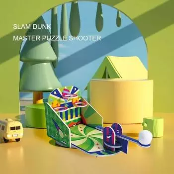 Новое творческое устройство для стрельбы Открытие школьного пазла Подарочные материалы для физики Наука Экспериментальные игрушки-пазлы ДЛЯ ДЕТЕЙ