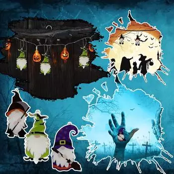 Новое украшение на Хэллоуин, безликая кукла, украшение, кулон One Size