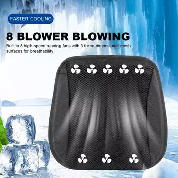 Новое универсальное летнее автомобильное сиденье с прохладным воздухом, подушка для сиденья с USB-вентилятором, быстрое вентилирование, охлаждающее сиденье, охлаждаемое автомобильное сиденье