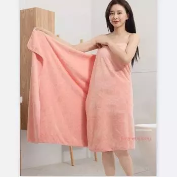 Новое универсальное полотенце для взрослых на все времена года из кораллового флиса высокой плотности, суперабсорбирующее, утолщенное, быстросохнущее, большого размера, банное полотенце 140x70cm белый