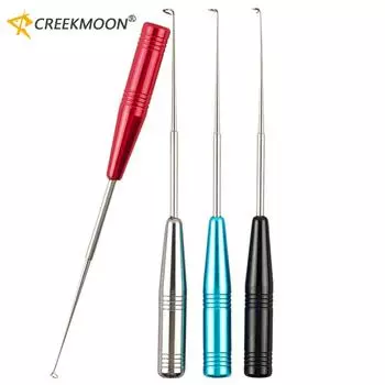 Новое устройство для быстрого извлечения рыболовного крючка. Глубокое извлечение рыболовного крючка с алюминиевой ручкой. Инструменты для глухого разъединения и извлечения рыболовного крючка. чёрный