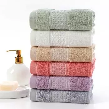 Новое утолщенное домашнее полотенце из чистого хлопка, 2 шт., супер мягкое и удобное, впитывающее большое банное полотенце, из которого не выпадают волосы во время ежедневного использования 35X35CM