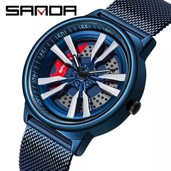 Новое время для бега, модные простые подростковые индивидуальные тенденции, атмосфера, студенческие мужские часы, кварцевые часы чёрный