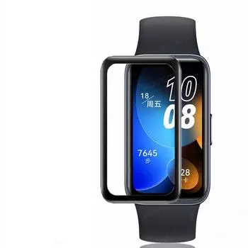 Новое высококачественное 3D изогнутое мягкое защитное стекло подходит для Huawei Band 8 Smart Band, защитные аксессуары для экрана For Huawei Band 8 прозрачный