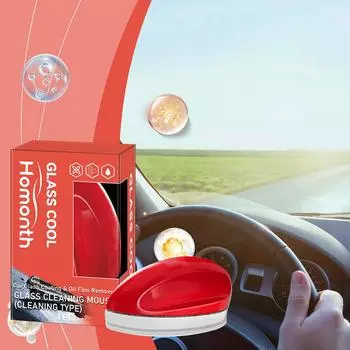 Новое высококачественное автомобильное стекло с ярким покрытием Mouse, освежающее сильное средство для очистки лобового стекла, очищающая масляная пленка Co N5R2