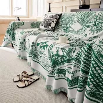 Новое высококачественное полотенце для дивана в китайском стиле, чехол для дивана из синели, всесезонное, устойчивое к царапинам от кошек, двухстороннее одеяло для дивана 180*130cm