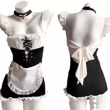 Новое забавное нижнее белье cos maid pure lust maid cosplay униформа леггинсы sweet maid One size