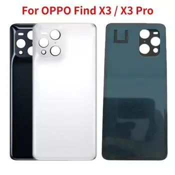 Новое заднее стекло для OPPO Find X3 Pro CPH2173 PEEM00, задняя батарея для Find X3 PEDM00, задняя дверь белый