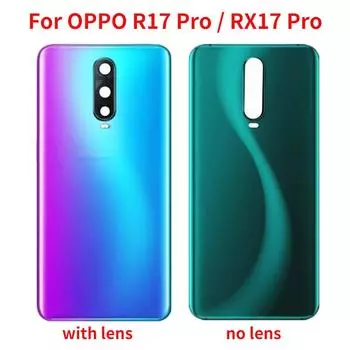 Новое заднее стекло для OPPO R17 Pro RX17 Pro, замена корпуса задней двери аккумулятора с камерой Green No Lens