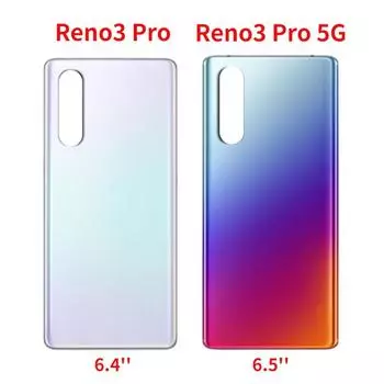 Новое заднее стекло для OPPO Reno 3 Pro Reno3 Pro 5G, задняя крышка аккумулятора, корпус задней двери Reno3 Pro White