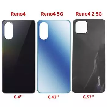 Новое заднее стекло для Oppo Reno 4 Reno4 5G, корпус задней двери аккумулятора для Reno4 Z 5G Reno4 Blue