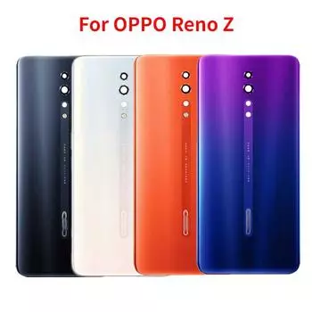 Новое заднее стекло для OPPO Reno Z PCDM10, задняя крышка батарейного отсека, замена задней части оранжевый