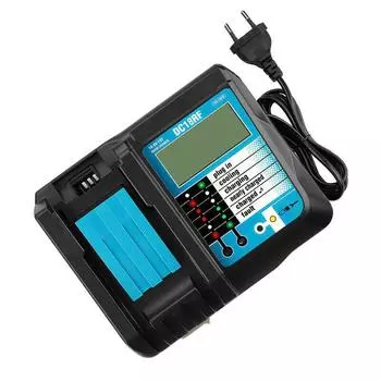 Новое зарядное устройство DC18RF для литий-ионных аккумуляторов, ток зарядки 3 А для Makita 14,4 В 18 В BL1830 Bl1430 DC18RC DC18RA, электроинструмент с USB