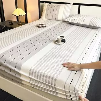 Новое жаккардовое односпальное покрывало, приятное для кожи, удобный чехол для матраса, обертывание на 360 градусов с эластичным чехлом для простыни 90x200 200x220 90x200x30cm 1pcs