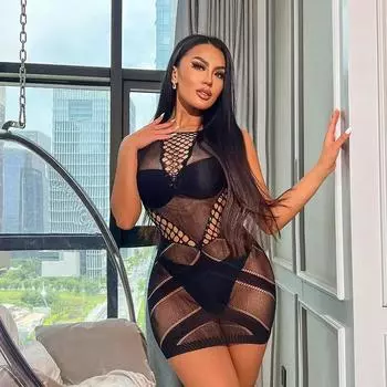 Новое женское летнее нижнее белье, юбка с запахом и открытой спиной, мини-юбка, боди, платье, женская ночная одежда XXS