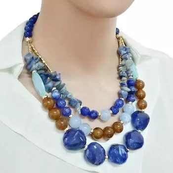 Новое женское модное ожерелье из бисера ручной работы в стиле бохо, очаровательное ожерелье, серьги, винтажный стиль, ювелирные изделия красный