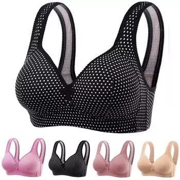 Новое женское нижнее белье больших размеров с V-образным вырезом, сексуальный жилет, укороченный бюстгальтер без косточек 100 чёрный