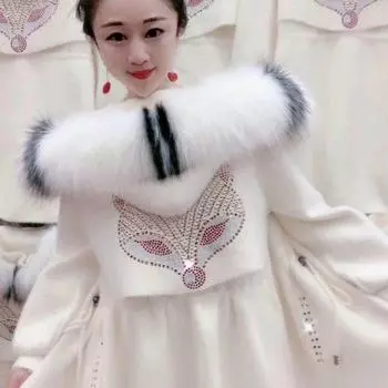 Новое женское пальто, модное классическое свободное шоу, женское осеннее и зимнее пальто M