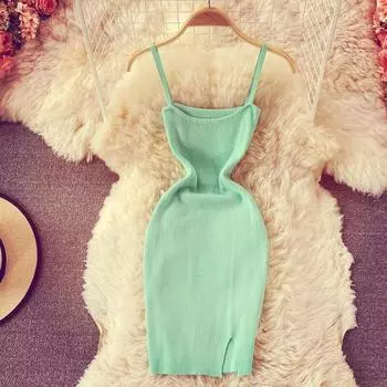 Новое женское платье лета 2022 года One Size чёрный